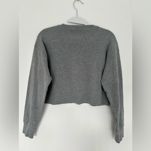 Aritzia Wilfred Free ribbed crop sweater, size XS, fits XS/S - Picture 2 of 8